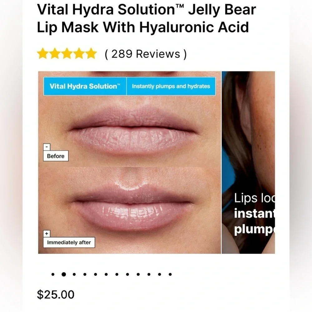 NEW DR. JART+Vital Hydra Solution Lip Mask 20ml